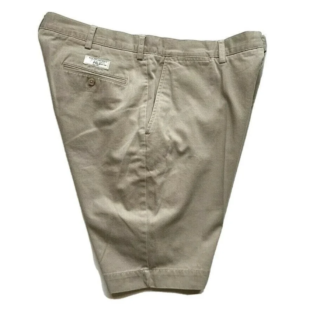 Polo Ralph Lauren Prospect Chino Shorts Men 38 Classic Khaki Summer Beach Hiking
